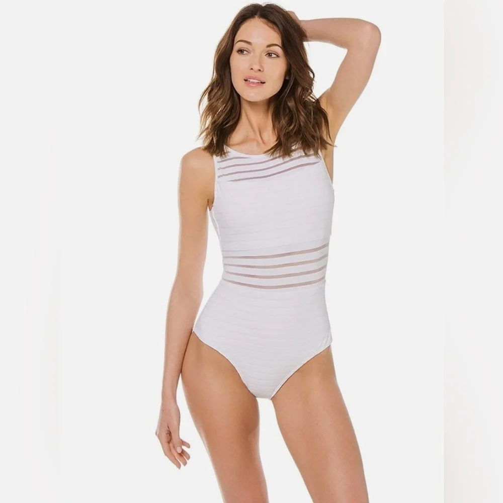 JETS SWIMWEAR AUSTRALIA High Neck One-Piece Swimsuit - Picture 7 of 9